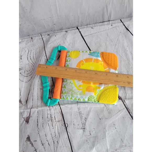 Bright Starts Teethe & Read Take-Along Toy Soft Book, Ages 3 months + - Picture 7 of 7